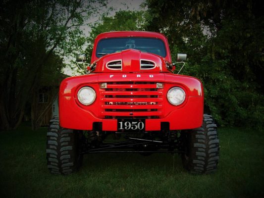 1950 Ford F1 4x4 Indian Motorcycle Tribute Truck