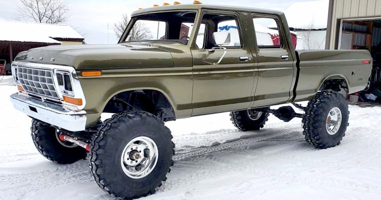 1979 Ford F-250 Crew Cab 521 Stroker in Olive Gold Pearl