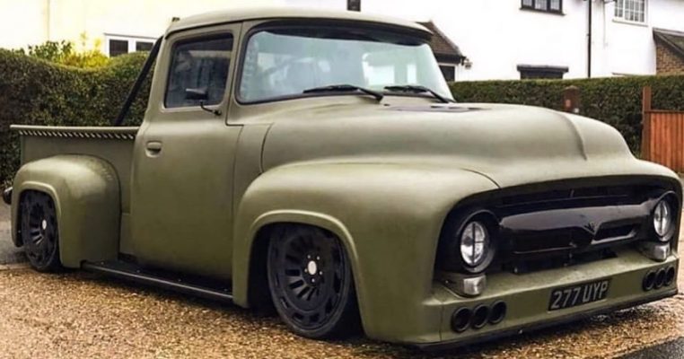 1956 Ford F100 4x4 Nato Green
