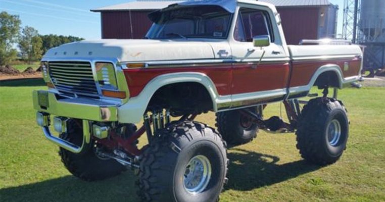 1978 Ford F150 Lifted on Super Swampers 4x4