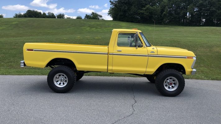 Big Yellow Ford F-250 Ready to Impress