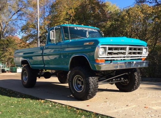 Ford Swiss Aqua 1972 F100 4x4