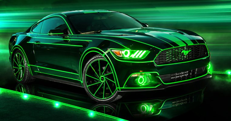 Josh Rivers' TRON-Inspired Ford Mustang