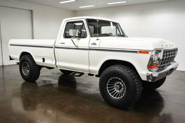 767-Mile 1978 Ford F250 White Pickup