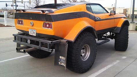 Crazy Old Ford Mustang On Boggers
