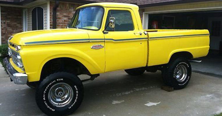 1966 Ford F100 4x4 with 4-Speed Transmission