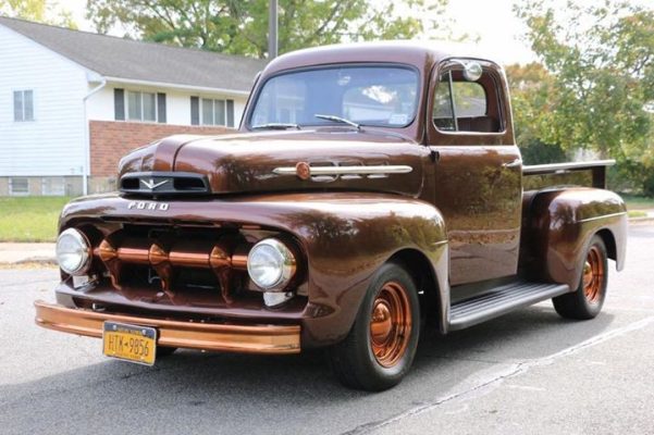 1951 Ford F1 Pickup Truck Copper: A Vintage Marvel