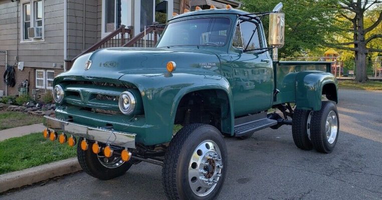 A Glimpse into the 1953 F100 Built On F600 Chassis Diesel 4x4