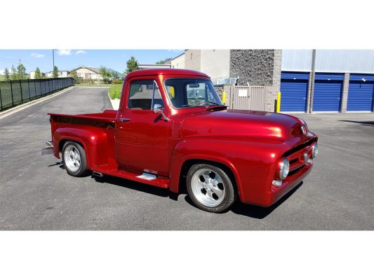 1953 Ford F100 Pickup Candy Apple Red