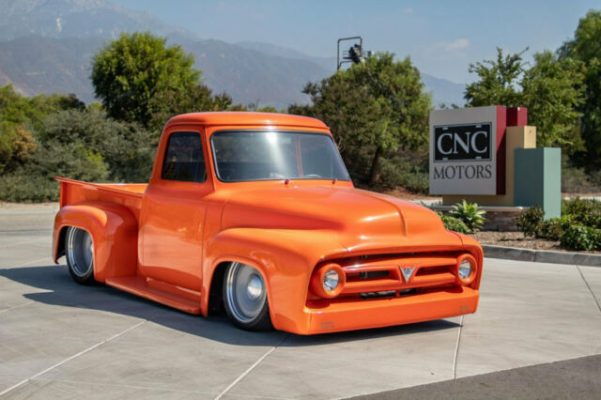 1953 Ford F100 Pickup Truck Orange